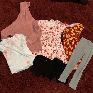 Kids Clothing Bundle with Hoodie and Dresses